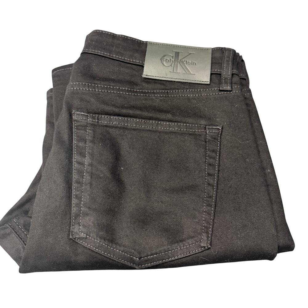 Calvin Klein Jeans Skinny Forever Black Denim Mens 32x30 (33x29 ACTUAL)